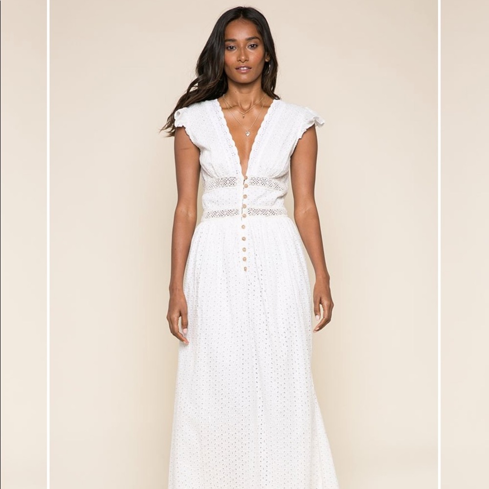 Raga Aviana Eyelet Maxi Dress